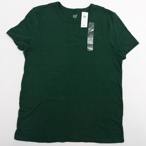 NWT Gap Factory Favorite Crewneck T-Shirt Evergreen Glamour Green Size S Basics